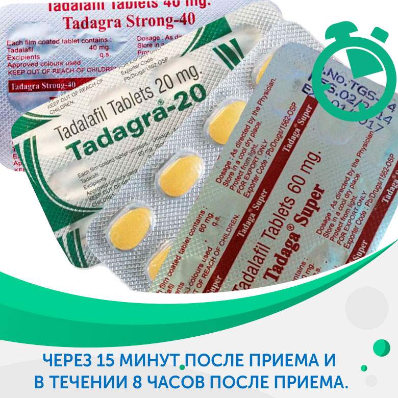 Через сколько наступает эффект Tadagra Через сколько наступает эффект Tadagra